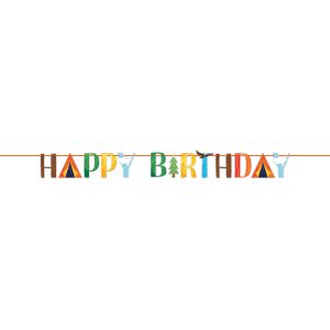 Outdoor Adventure Birthday Banner