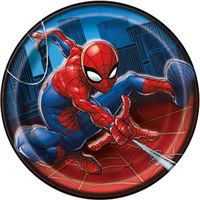 7” Spiderman Plate 8 Count