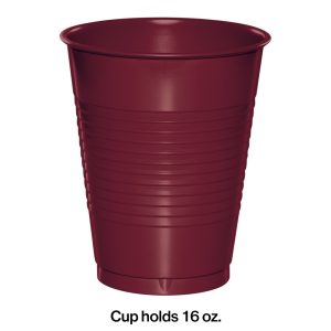 Burgundy 16 oz Tumbler 20 Count