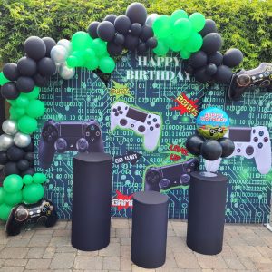 Gaming backdrop